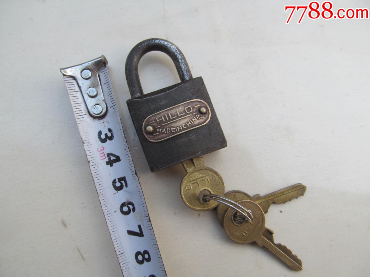 不知道名的锁三把原铜钥匙好用
