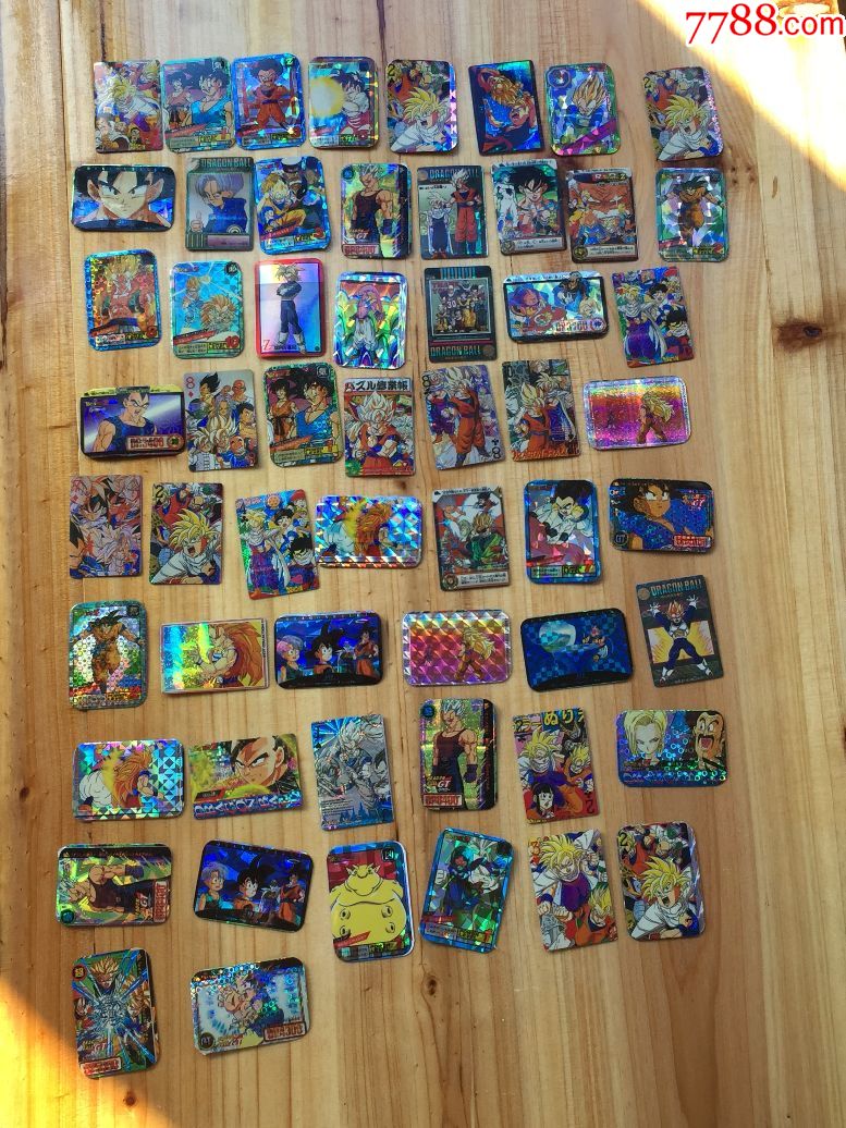 【闪卡】七龙珠【小卡片爆闪】57张合售