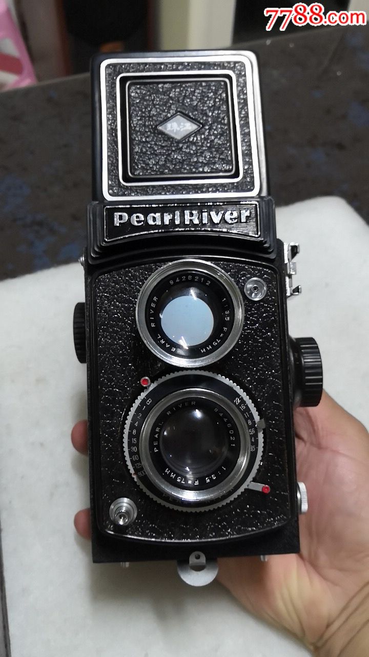 珠江牌120照相机(好品:正常)_双反相机_第9张