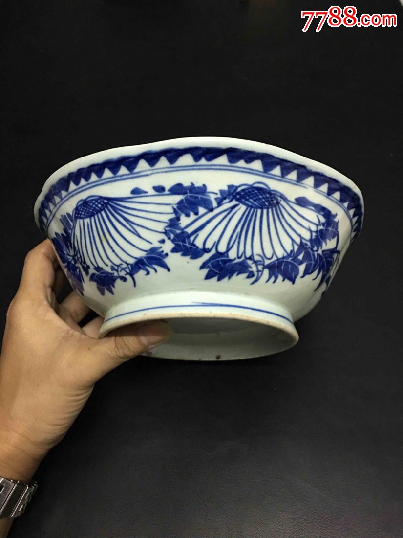 清朝特大青花碗,青花瓷_第1张