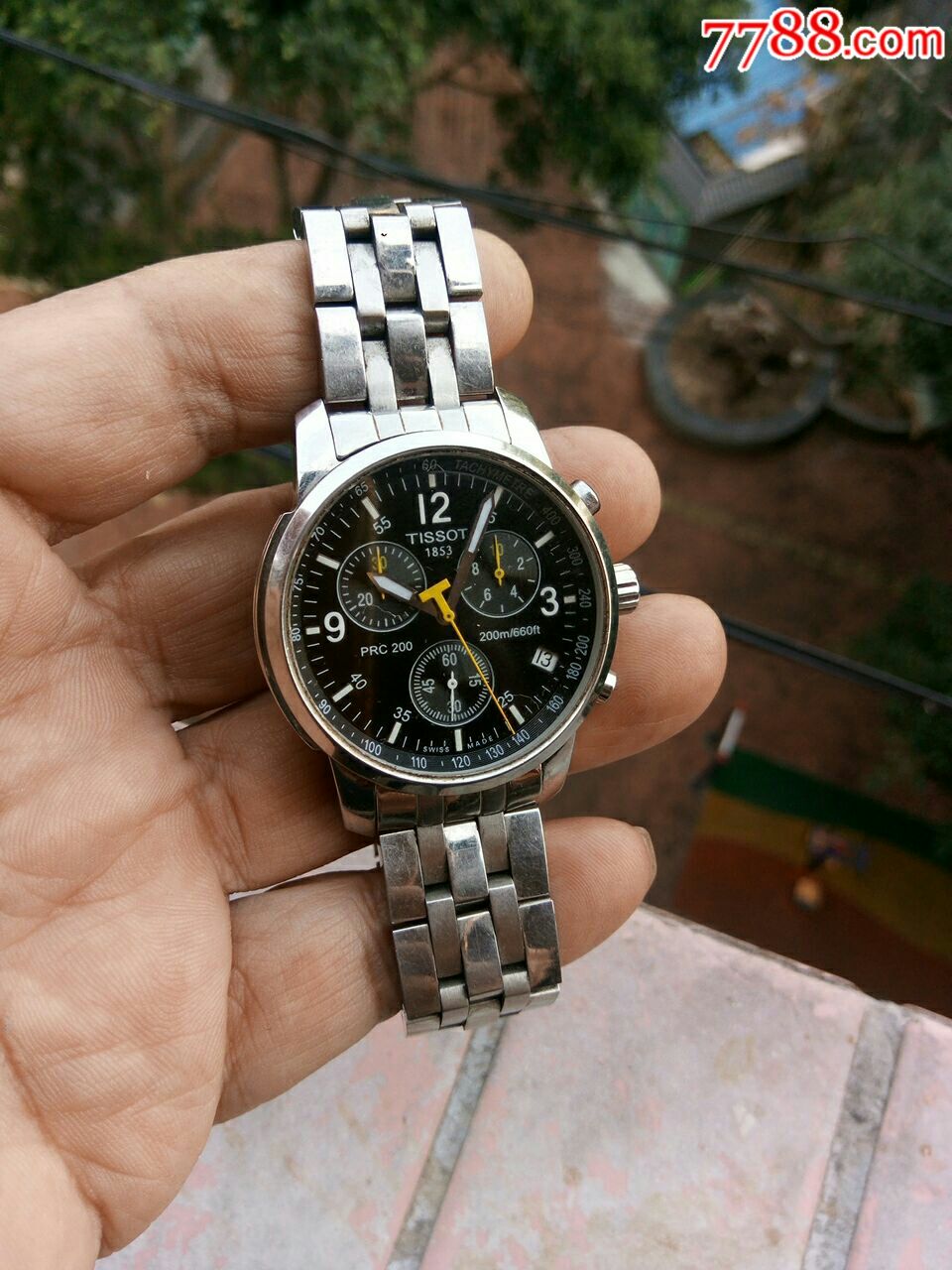 天梭石英计时t461型腕表