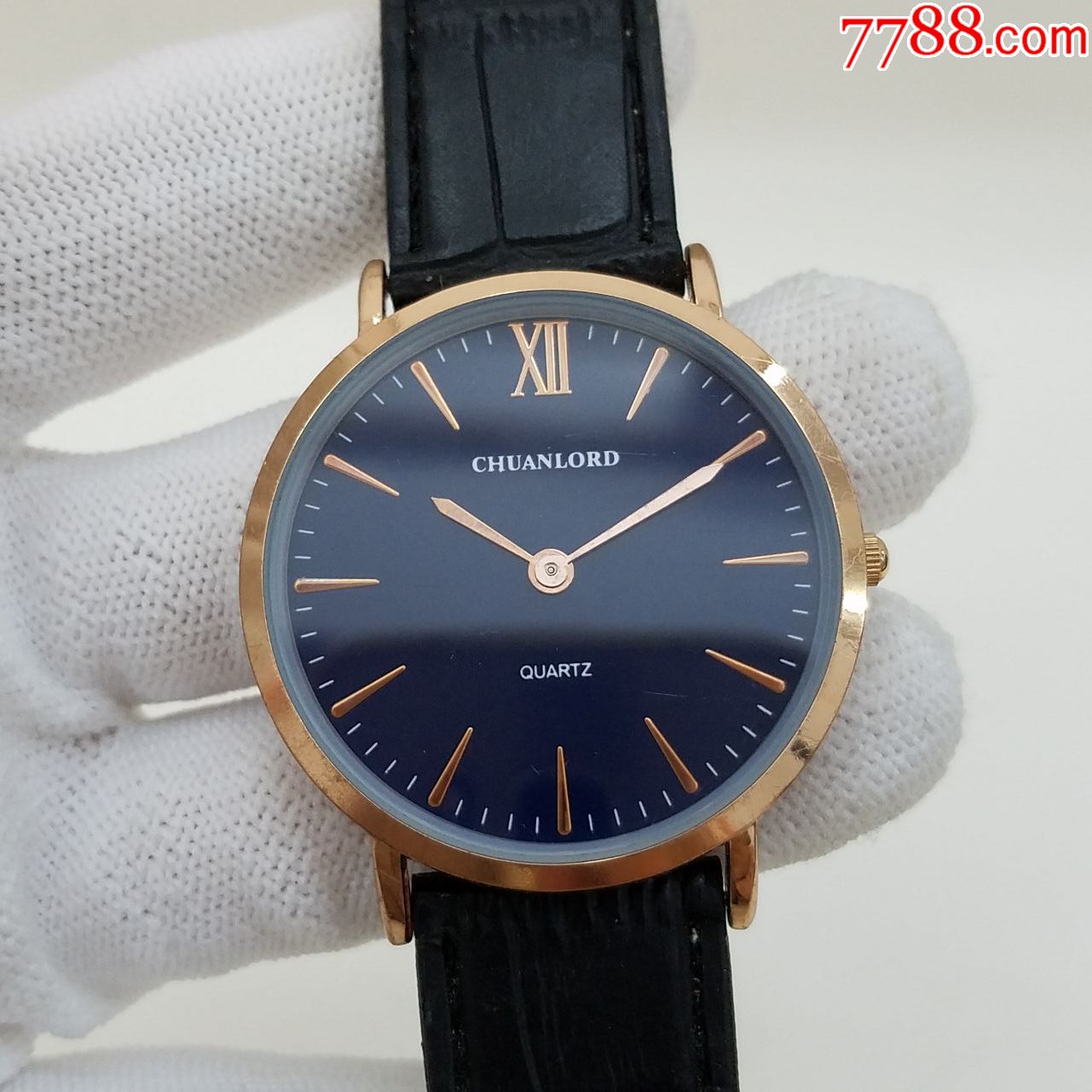 chuanlord电子男表【玫瑰金刻度,指针】【走时正常】