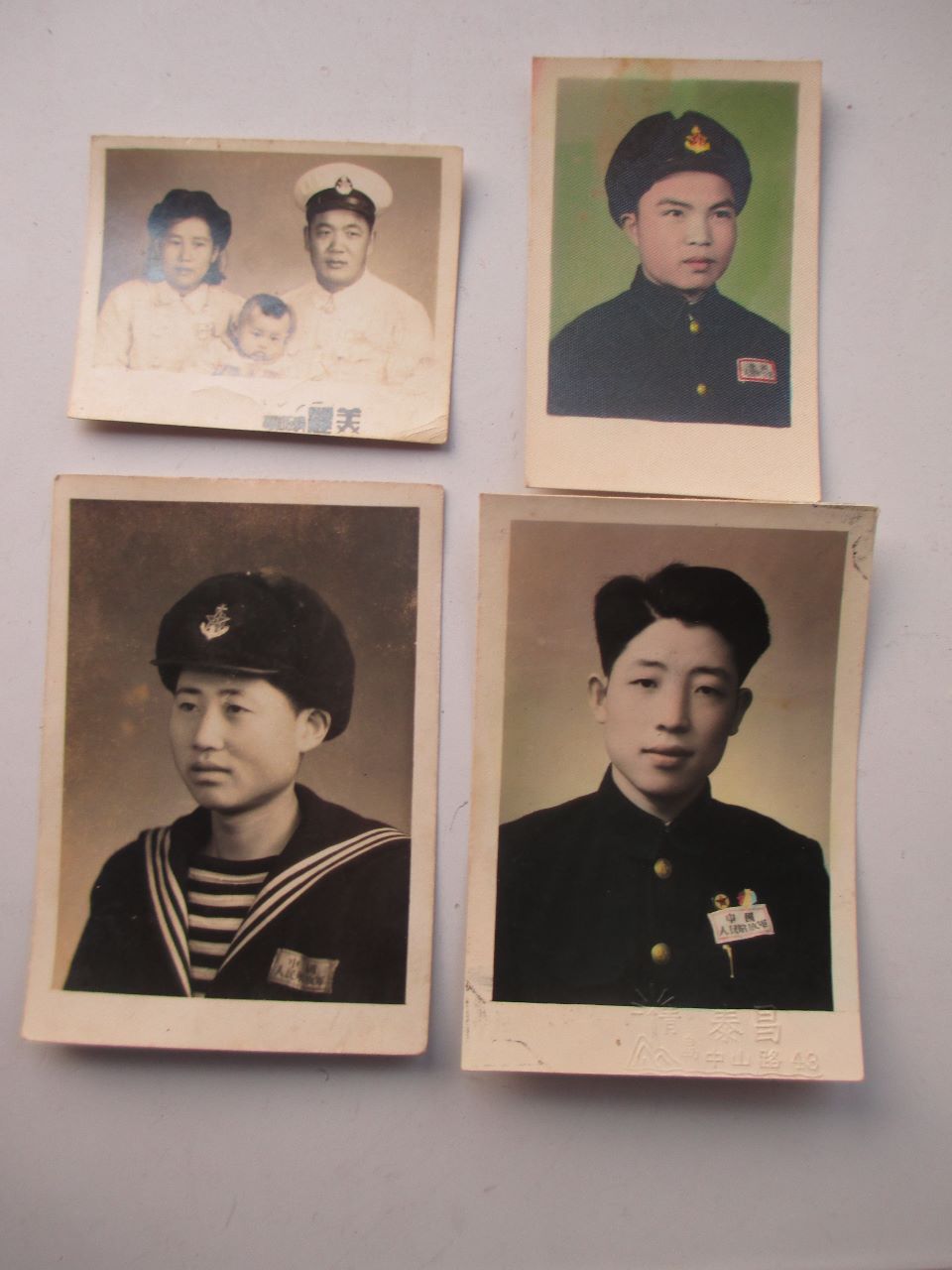 55式船形帽军人老照片图片