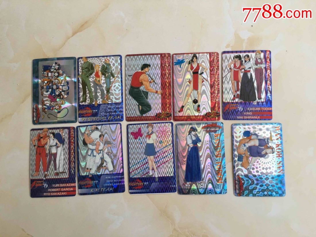 20张拳皇闪卡(品相自定,成拍后不退不换)