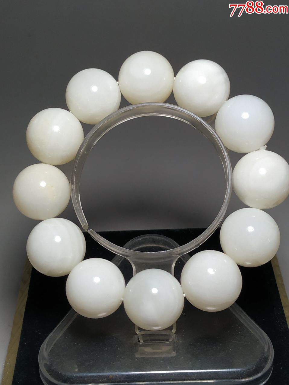 漂亮的白玉砗榘手串_价格50元_第1张