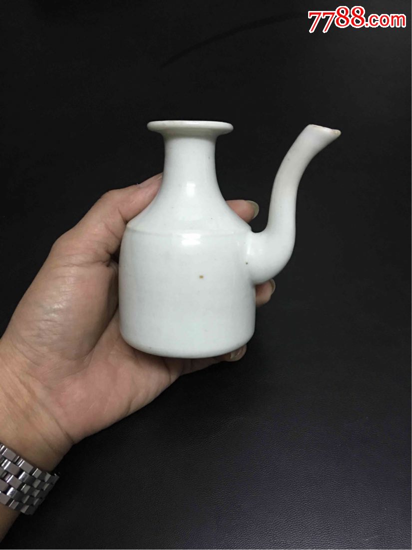 清朝青白釉酒壶-30.0000元-au18960828-7788瓷器