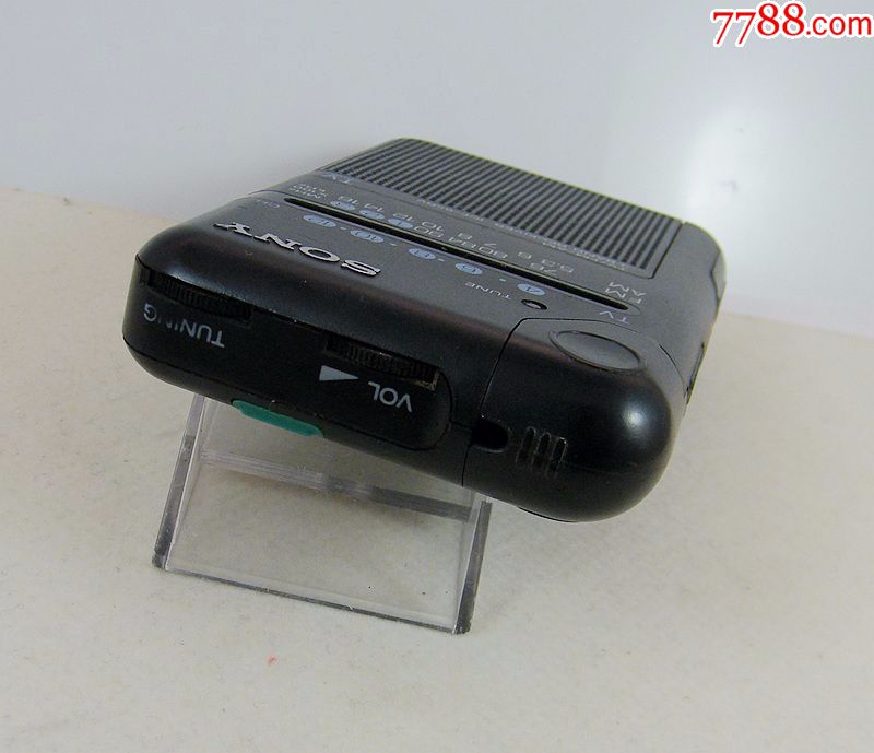 孤品收藏-日本原装sony索尼3波段收音机icf-65rv-老卡片收音机