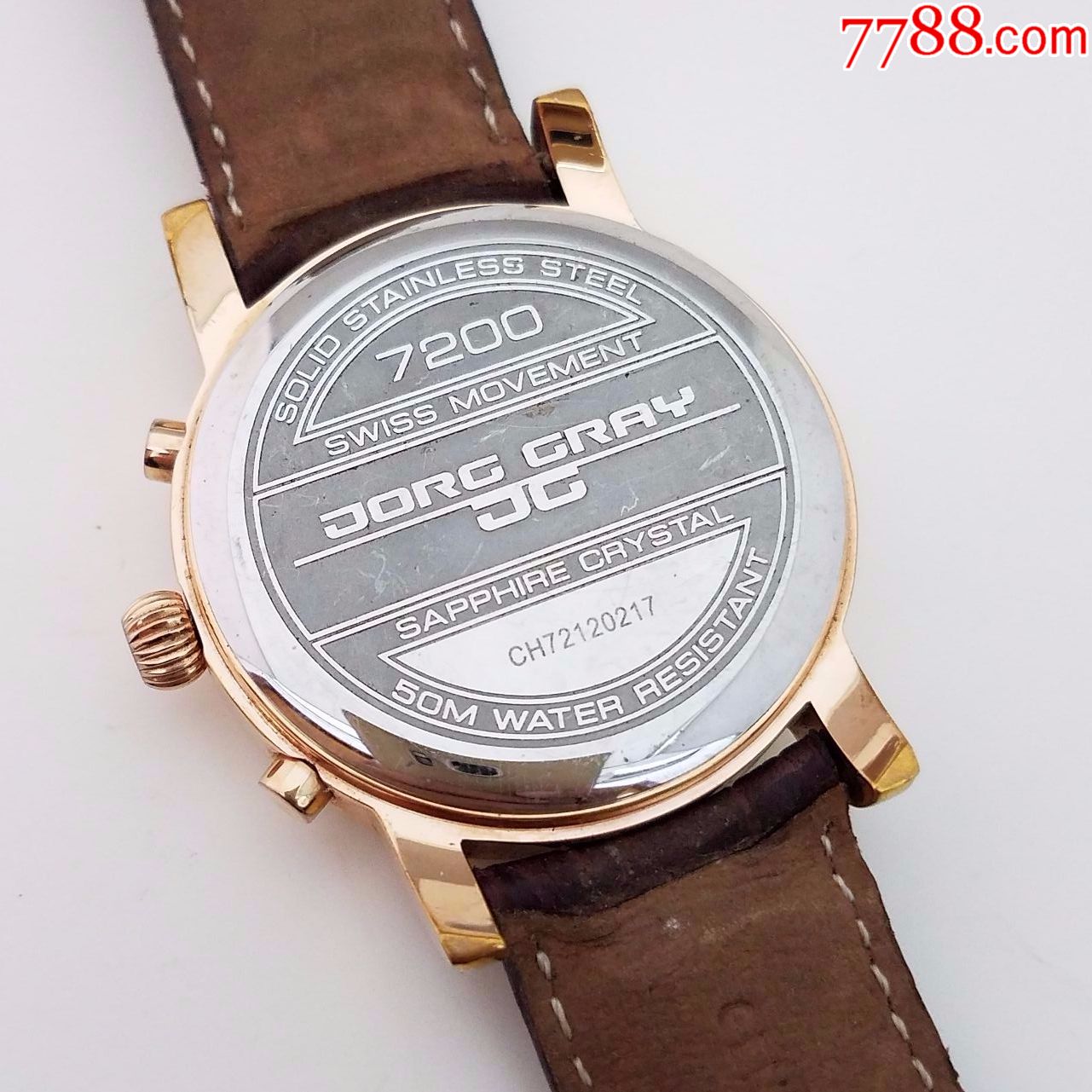 【奥巴马同款】乔治·格雷jorggray石英计时男表【瑞士进口v8认证机芯