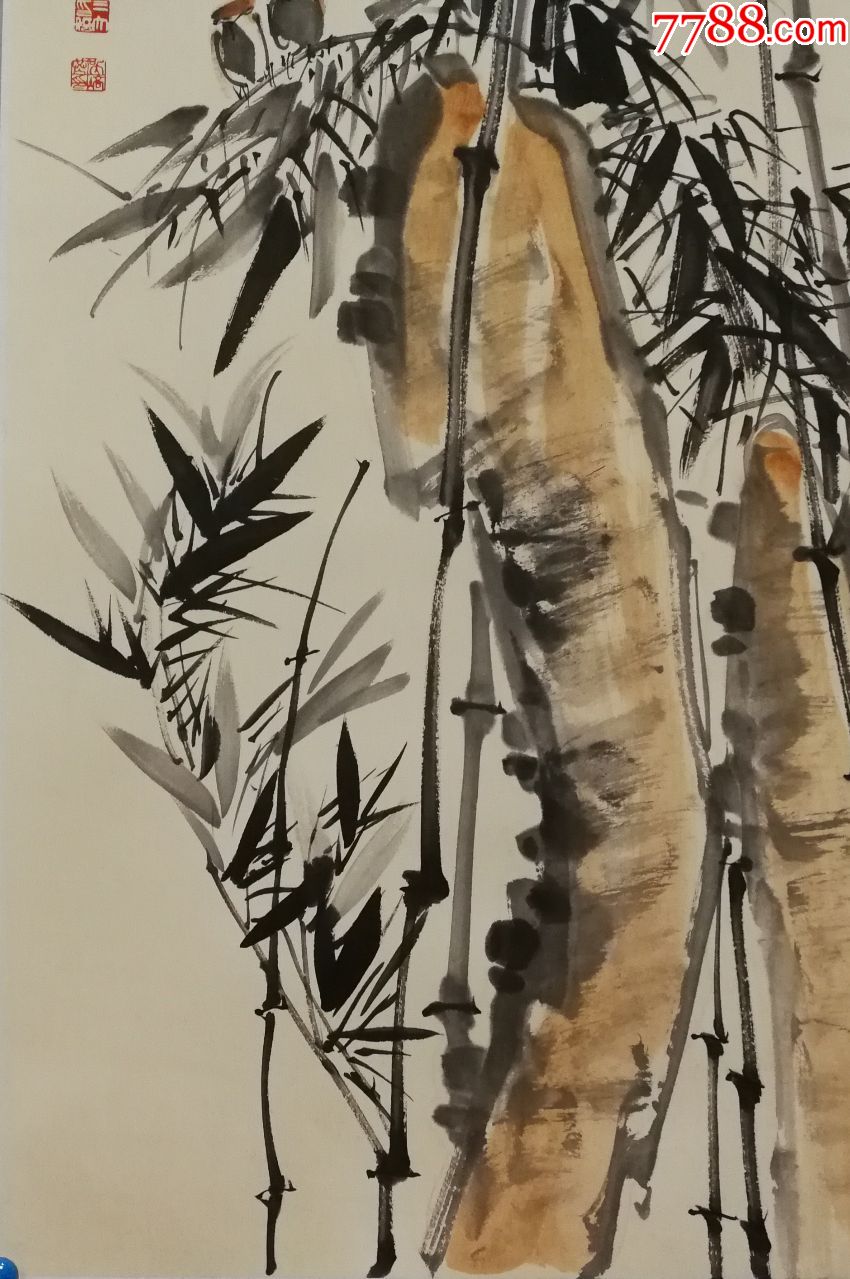 陕西省文史馆馆员【吴三大】花鸟真迹