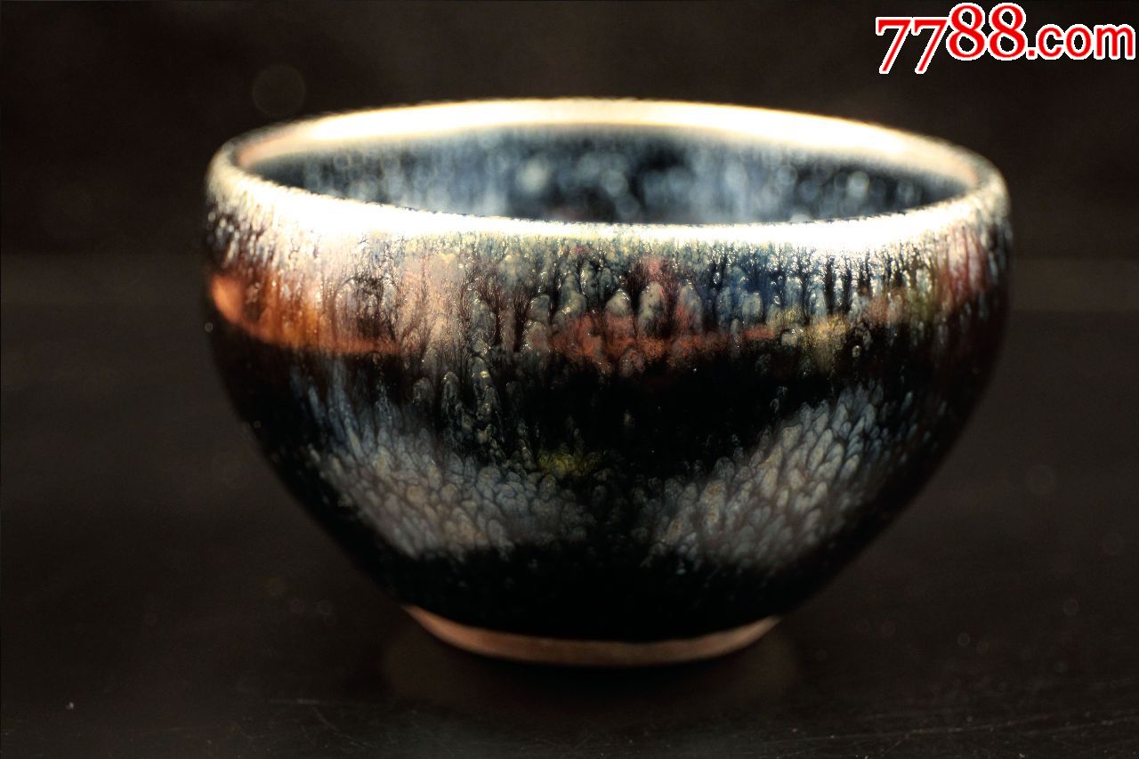 新品,建阳工艺师——肖华制,正宗百花禅定建盏————超级大漏,店主