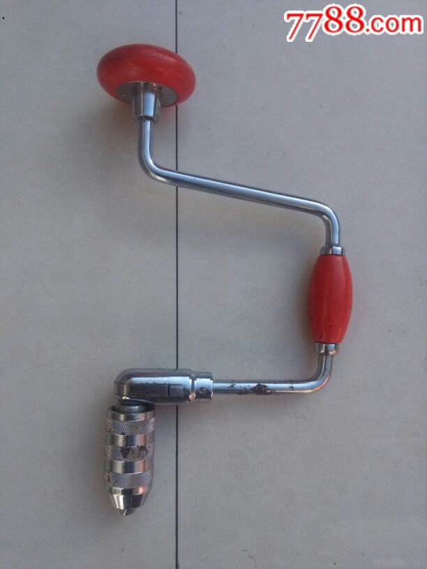 老式手摇木工钻