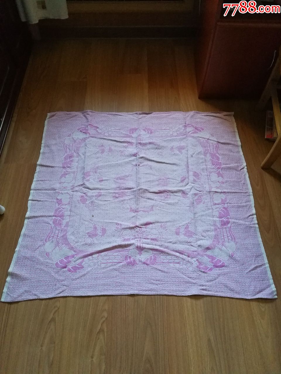 图片即可轻松放大,缩小更多"毛毯/线毯"商品>>>>￥689品99老式童毯