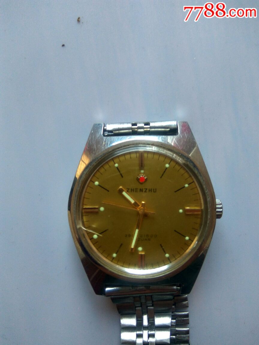 特殊表盘,大连珍珠机械男表,晃晃走几下,配件出