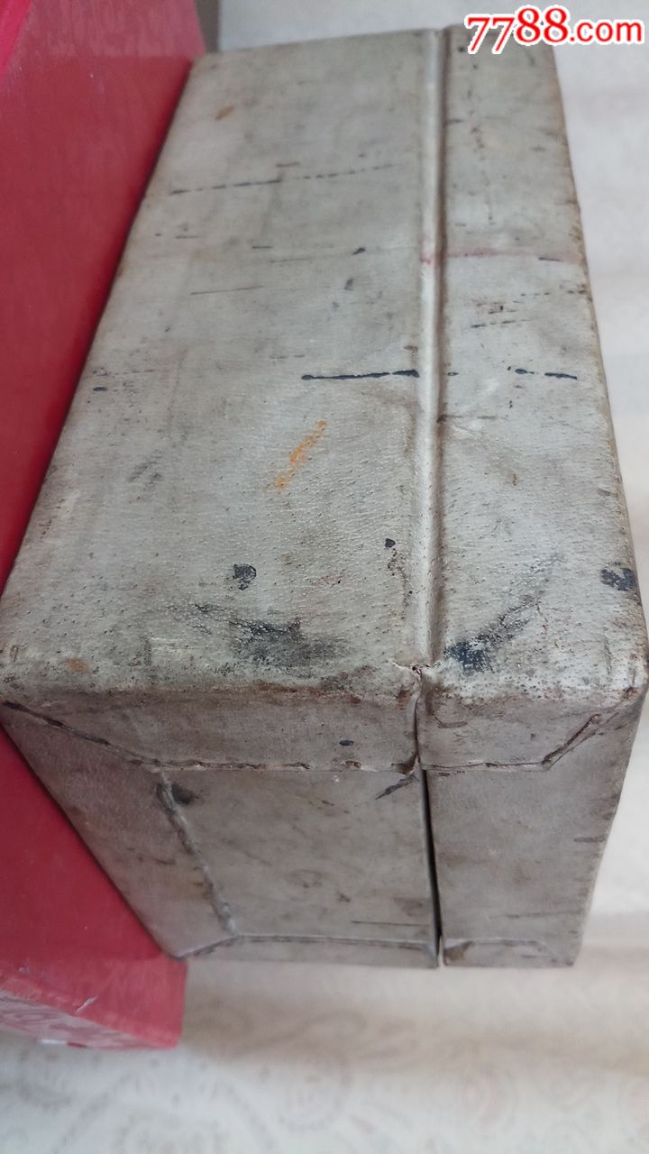 清末老字号上品元连盛号全白鹿皮鸦片箱