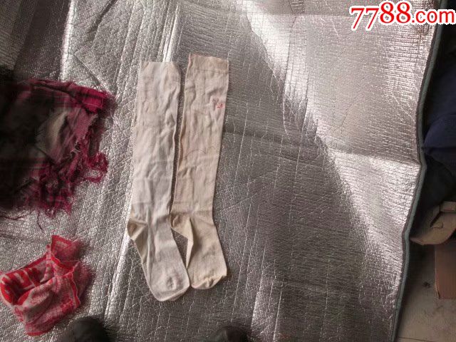 怀旧民国长筒白袜子