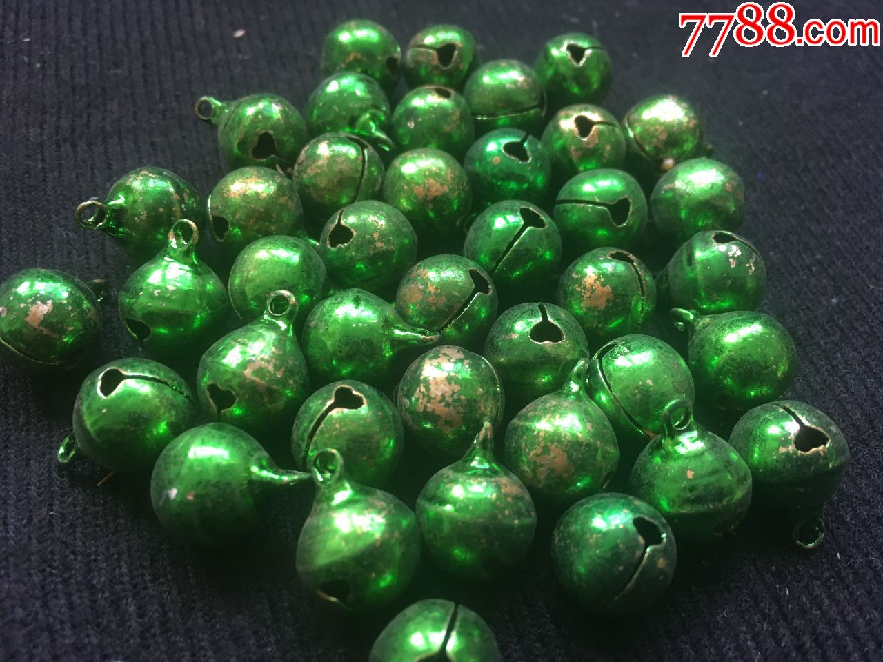 绿色铜铃铛40个