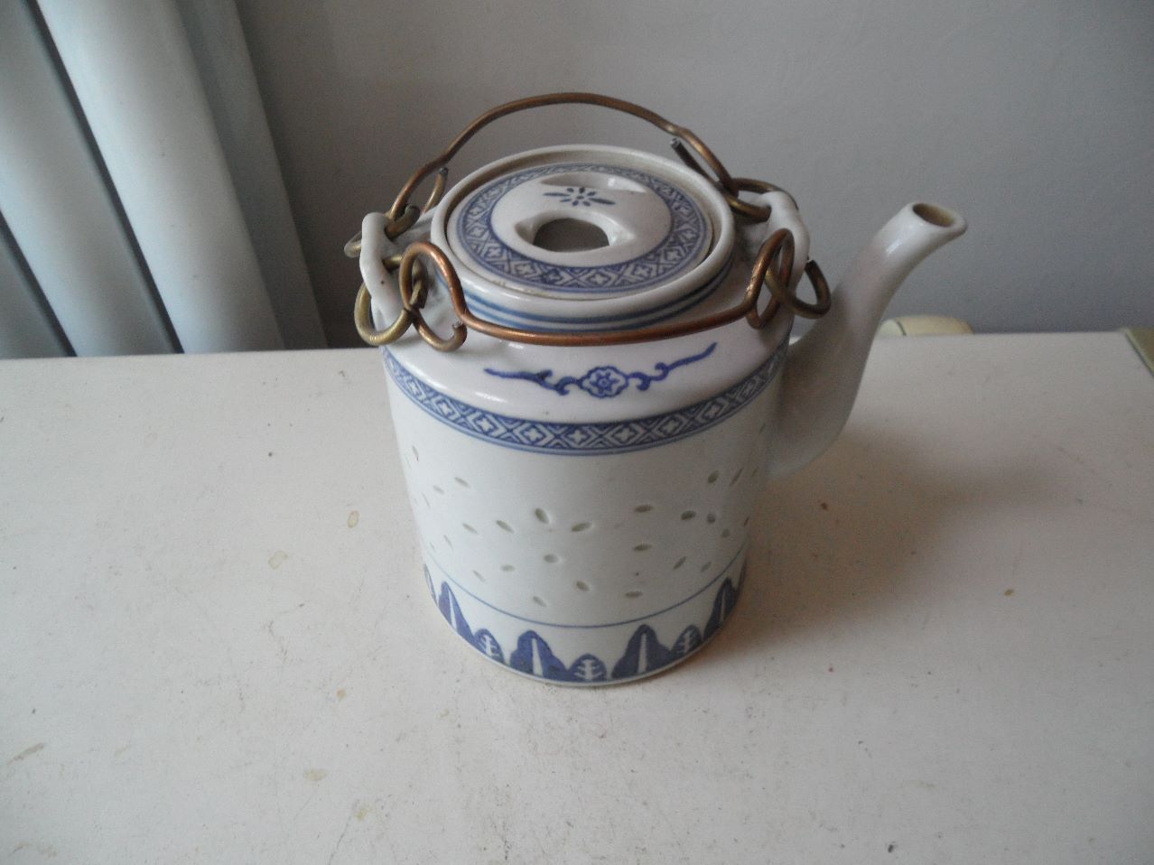 六十年代玲珑瓷老茶壶