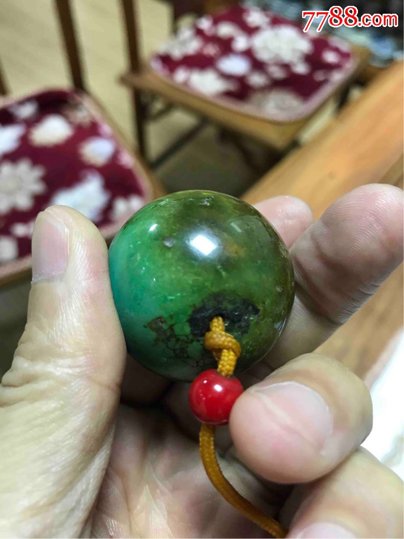 超大绿松石大珠子