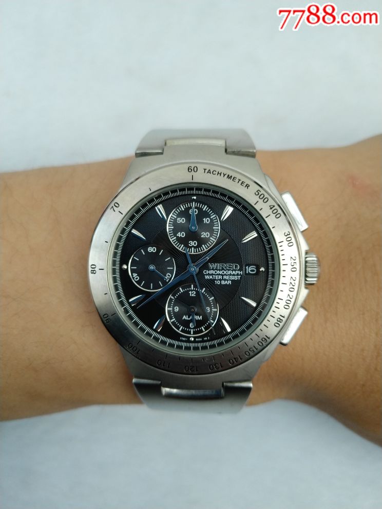 极品精工7t62多功能计时男表