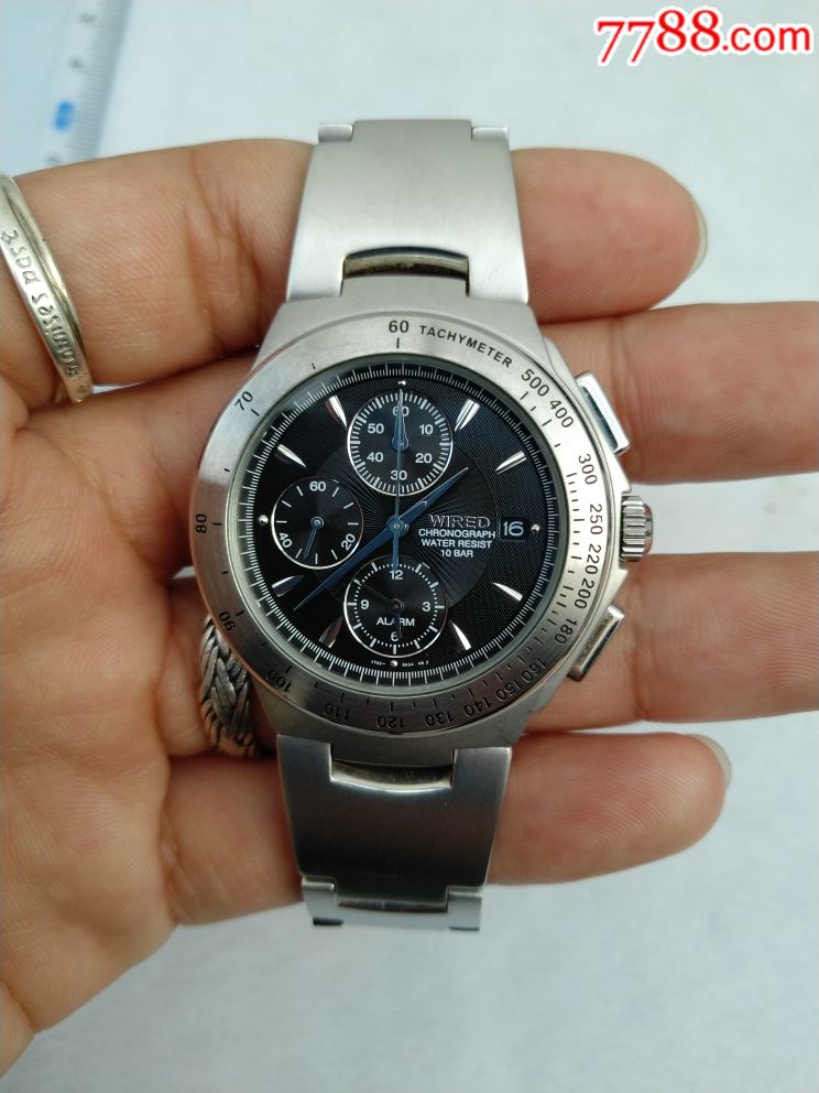 极品精工7t62多功能计时男表