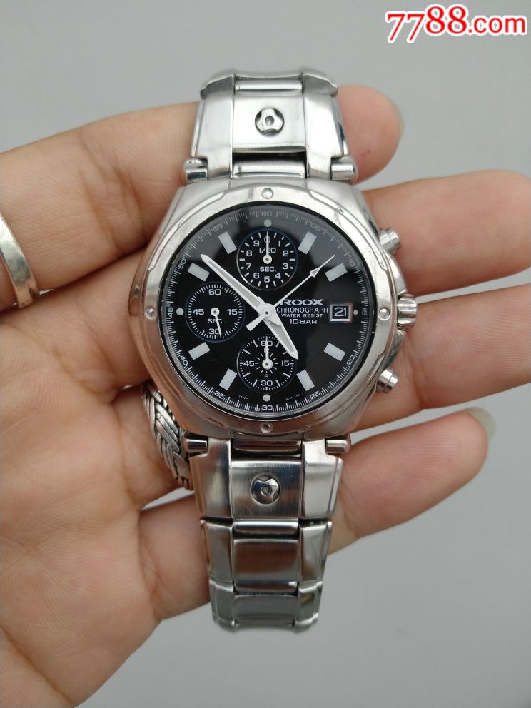 极品精工7t92多功能计时男表