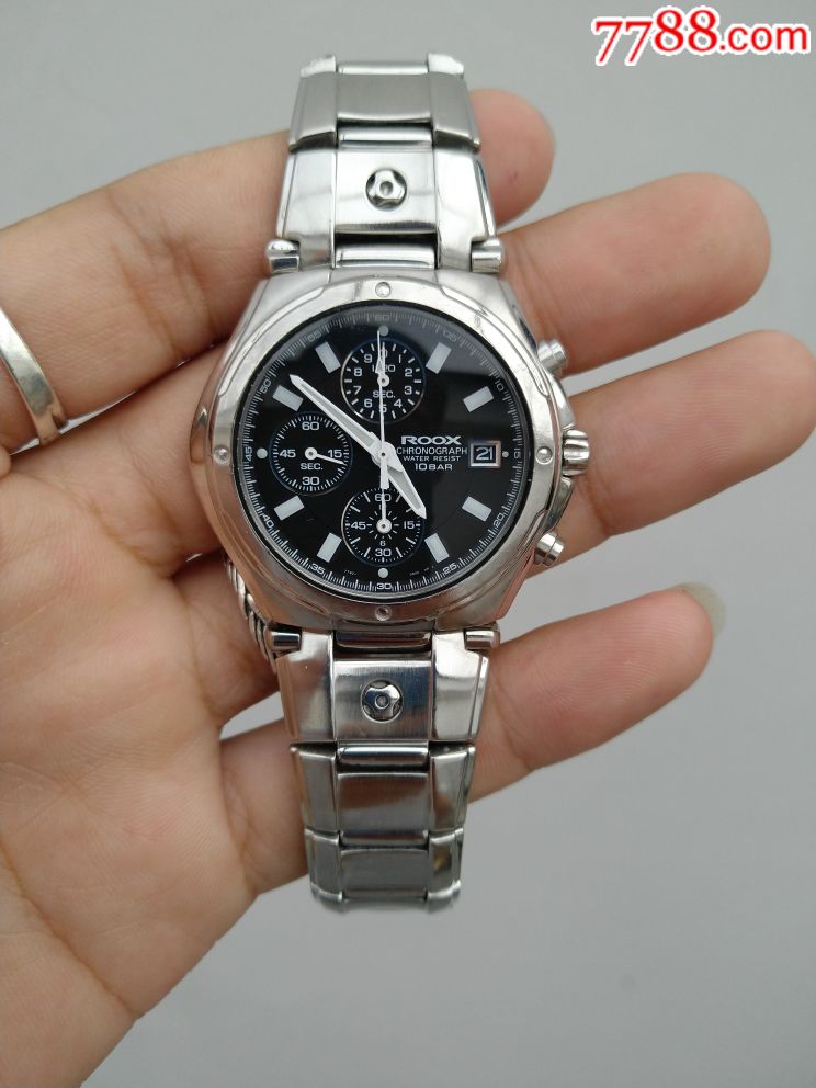 极品精工7t92多功能计时男表