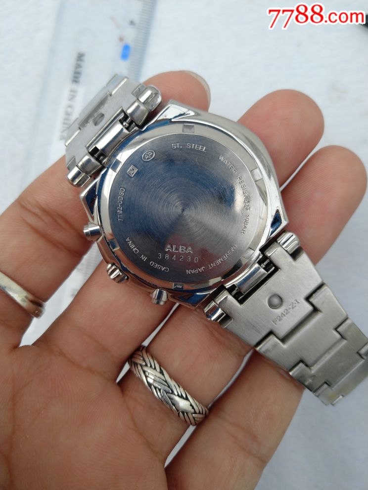 极品精工7t92多功能计时男表