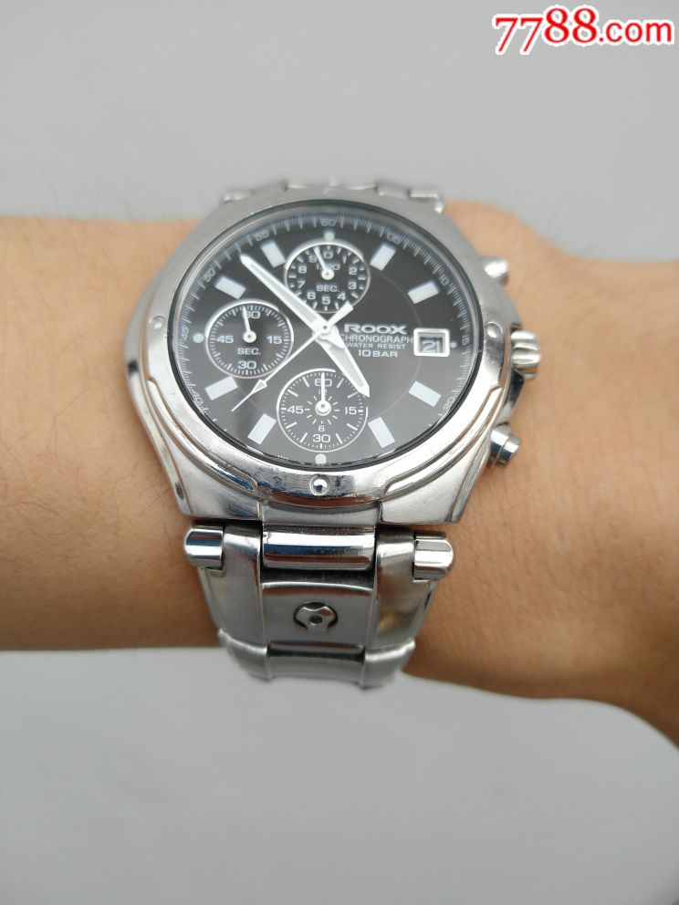 极品精工7t92多功能计时男表