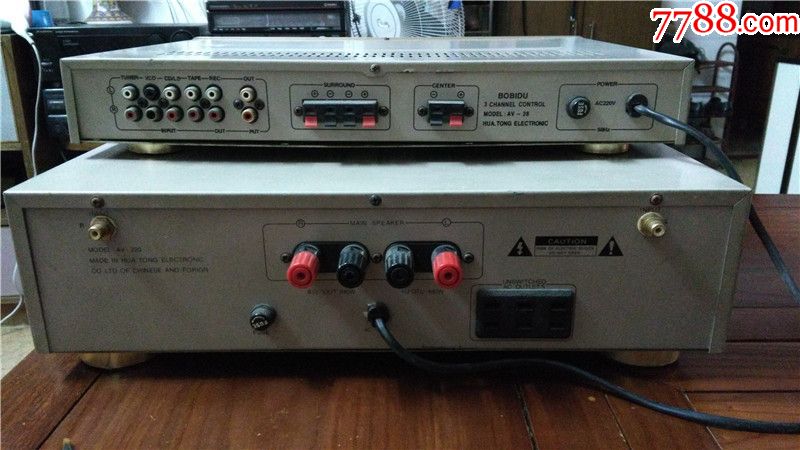 二手波比度前后级的发烧纯音乐功放前级是a28后级是poa220