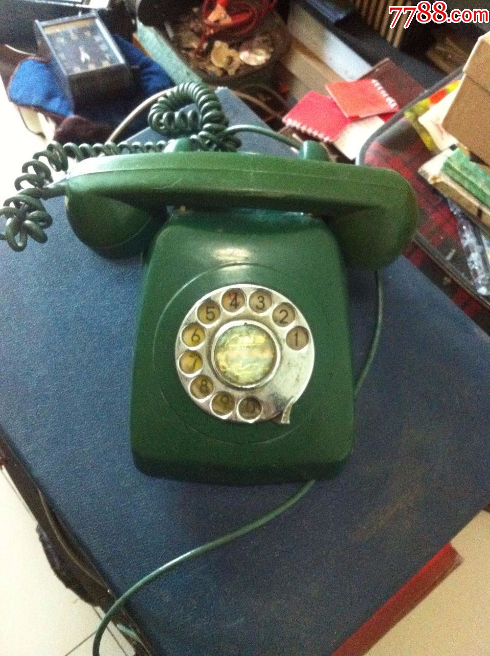 一元起拍70年代邮电局专用拨盘电话功能正常