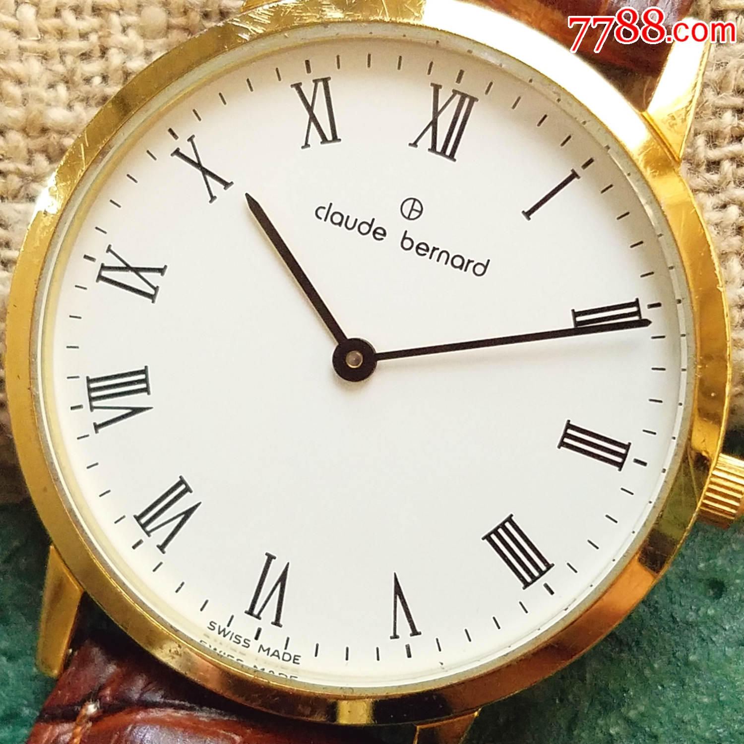 纯白烤漆白盘!】瑞士百年老品牌-歌贝纳-石英女表