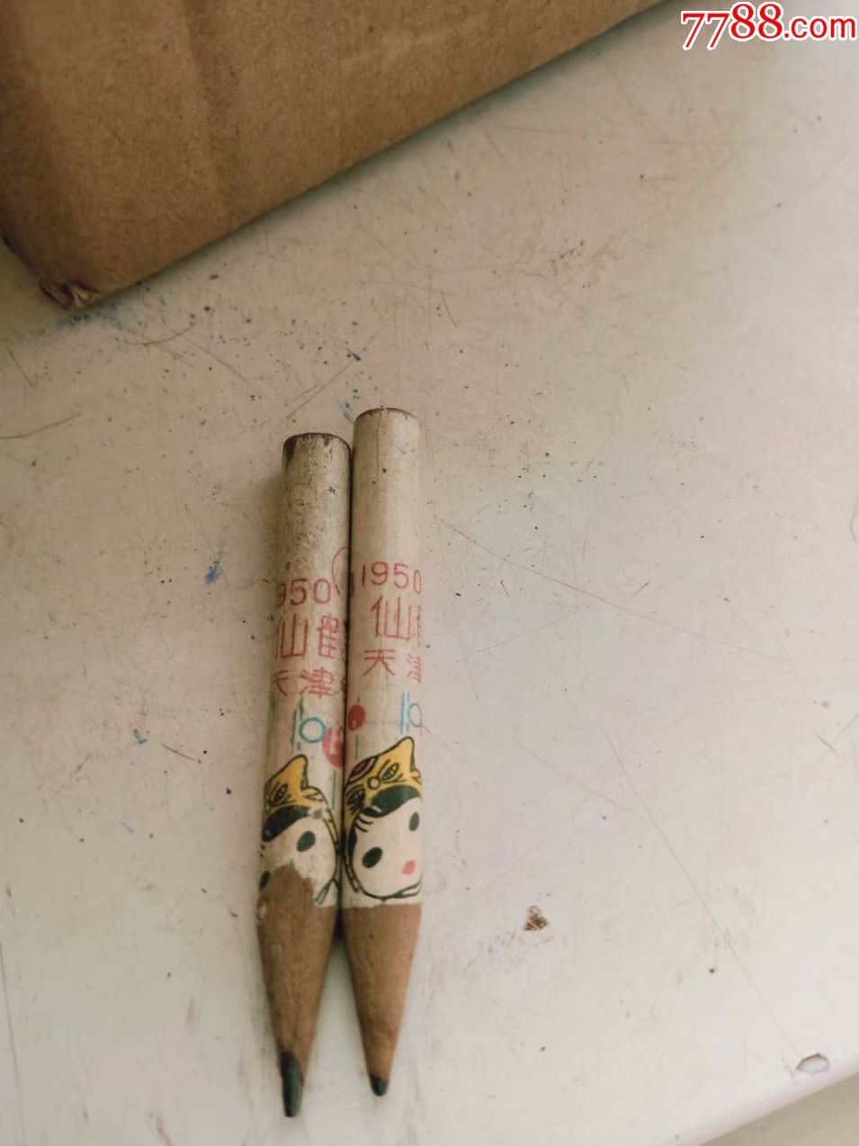 怀旧50年仙鹤牌铅笔2个