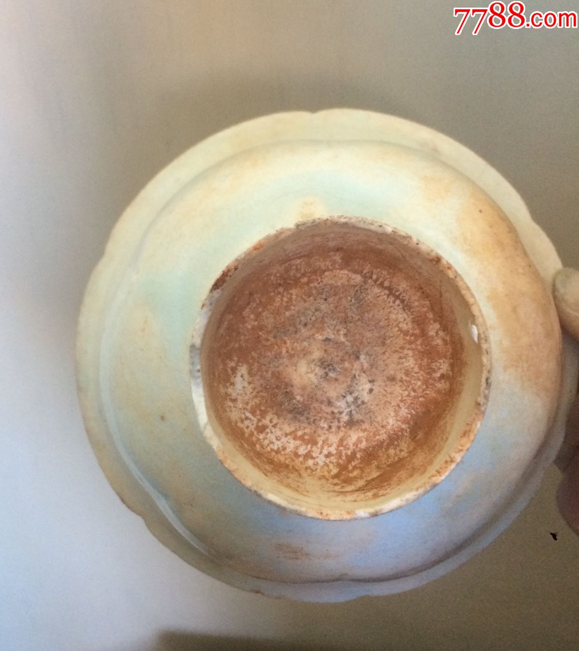宋代青白釉(影青釉)花口高脚碗,青白瓷/影青瓷_第9张