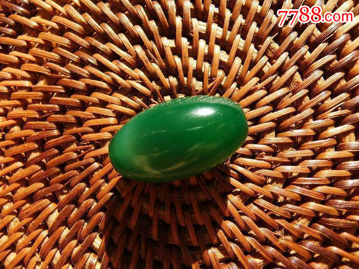 极品天然绿色玛瑙珠