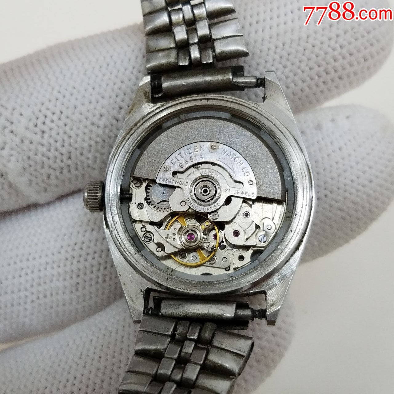 日本西铁城自动机械女表【机芯新净】【能走时】【日历好使】