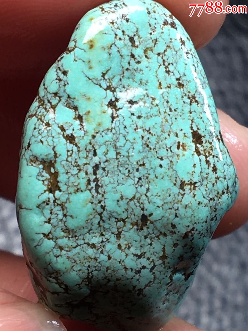 绿松石6g原矿高瓷原石毛料