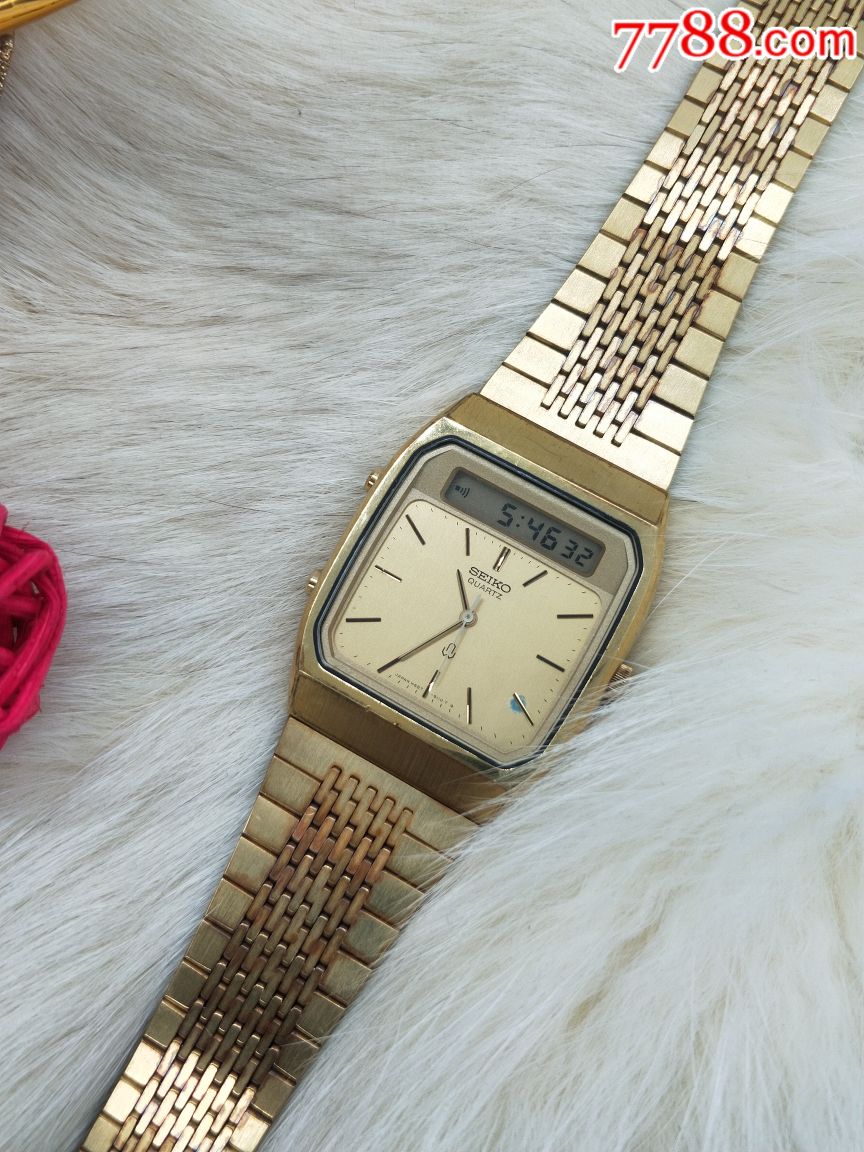 精工男表【数字显示石英机芯】全原装