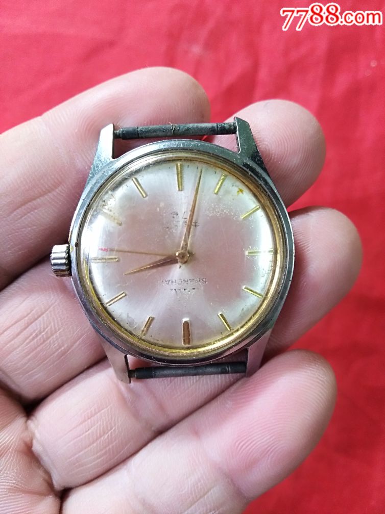 上海17钻老式男机械表一个,手表/腕表_第1张