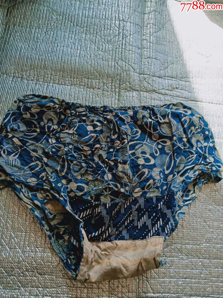 怀旧老补丁花裤衩