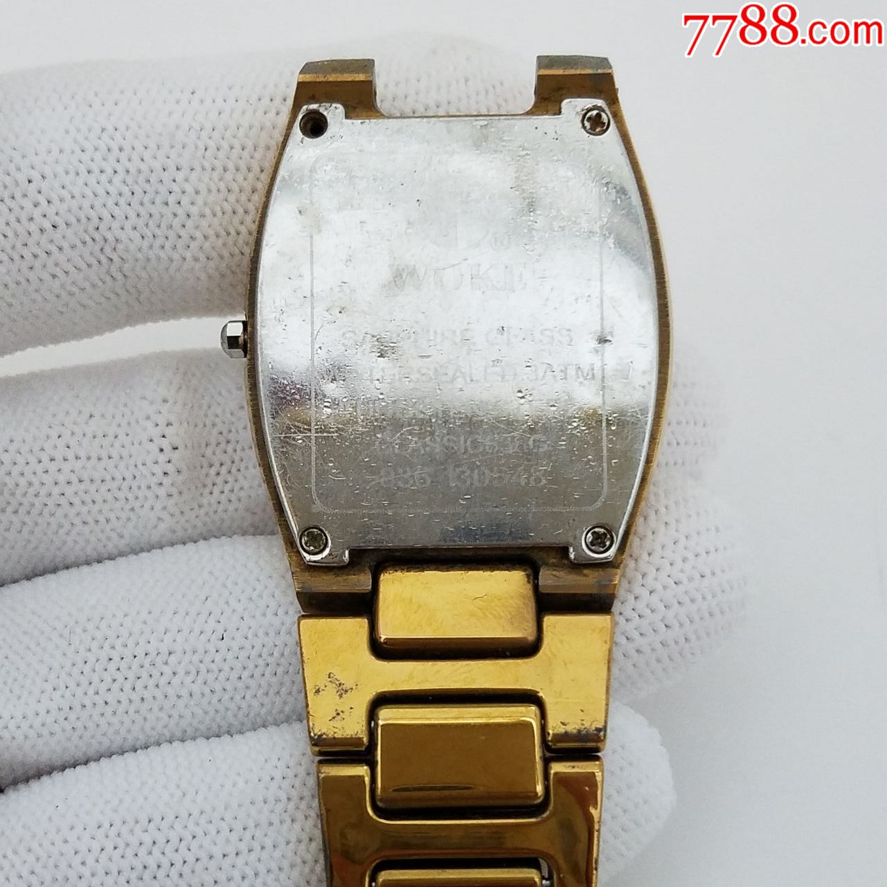 表款】woke电子表【放射拉丝纹金表盘】【金刻度】_手表/腕表_第5张