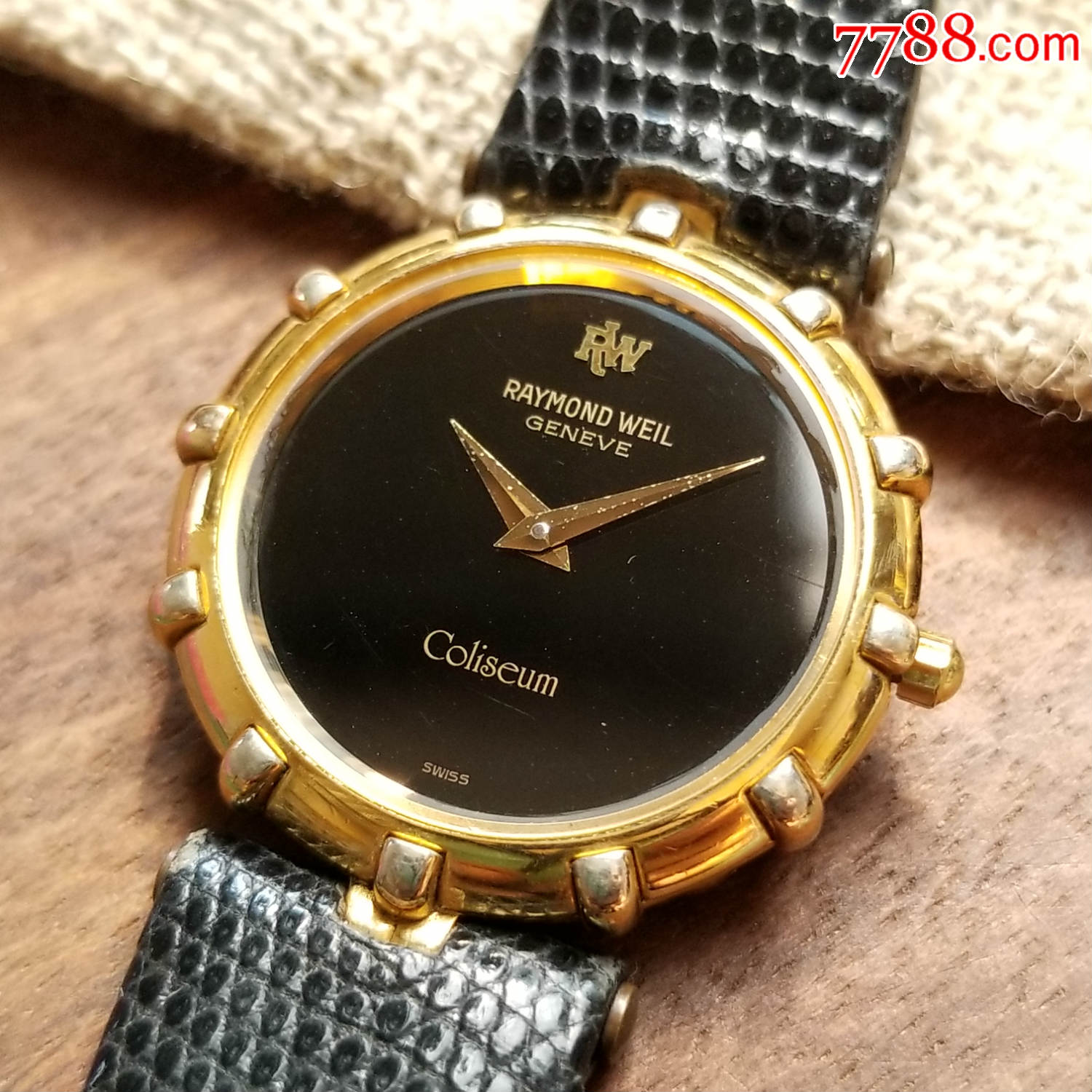 镀金12边角超薄设计】瑞士名表-rw蕾蒙威-石英女表_手表/腕表_第1张