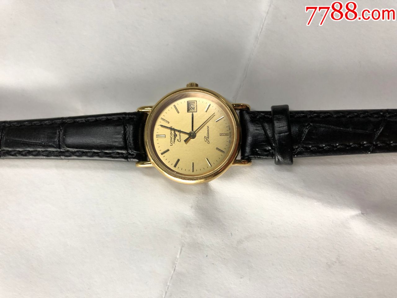 好品浪琴石英手表,走时正常(三天快拍)