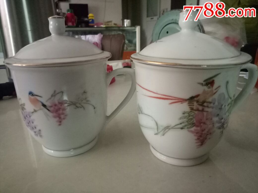最后的官窑红星瓷厂高白釉茶杯两套8个