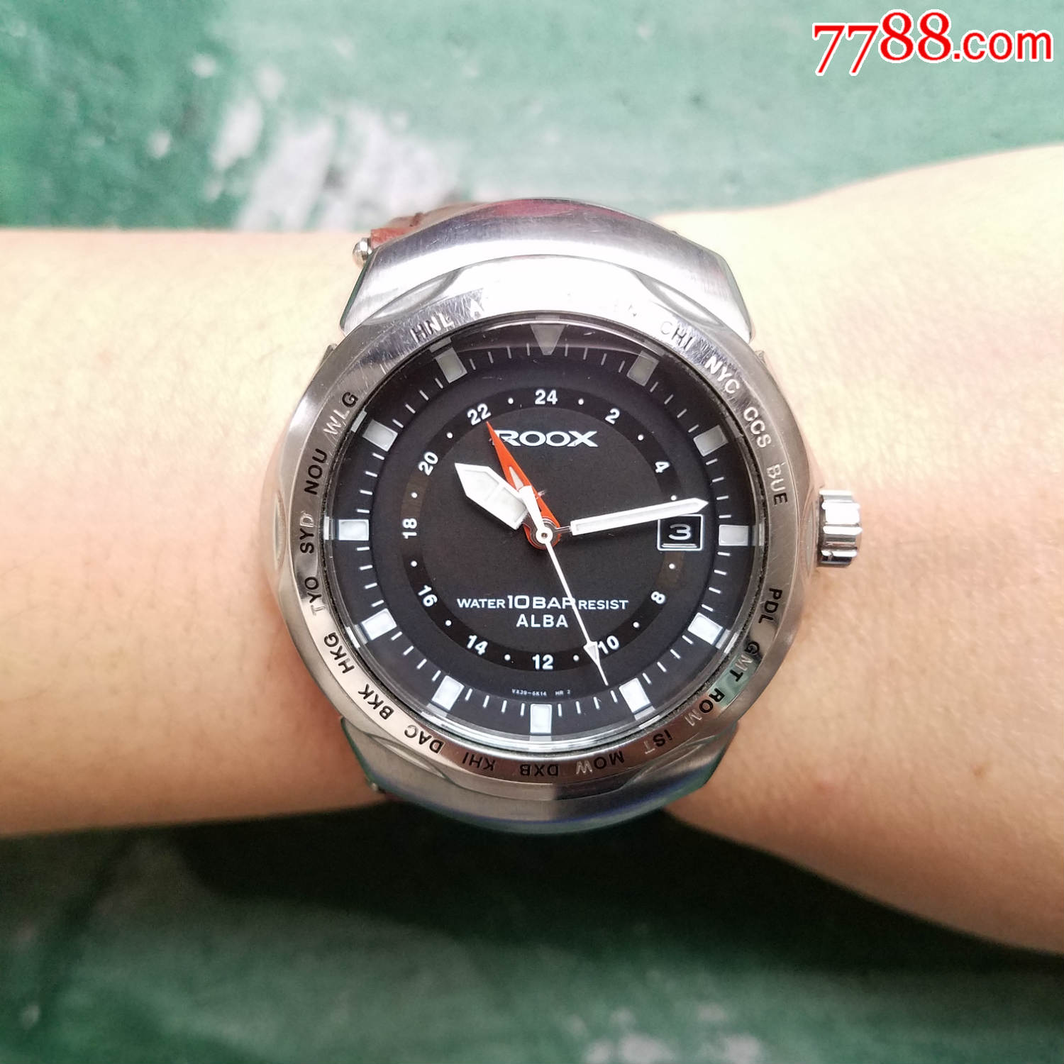 日本-ricoh理光-高级gmt两地时间功能-石英男表