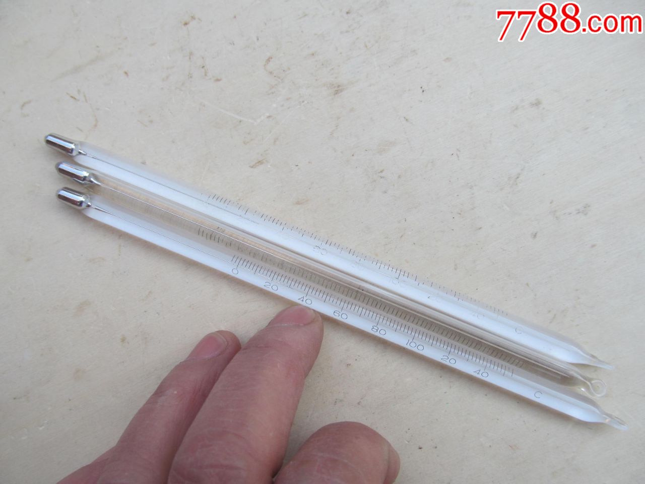 老温度计3支,好用的,原包装盒