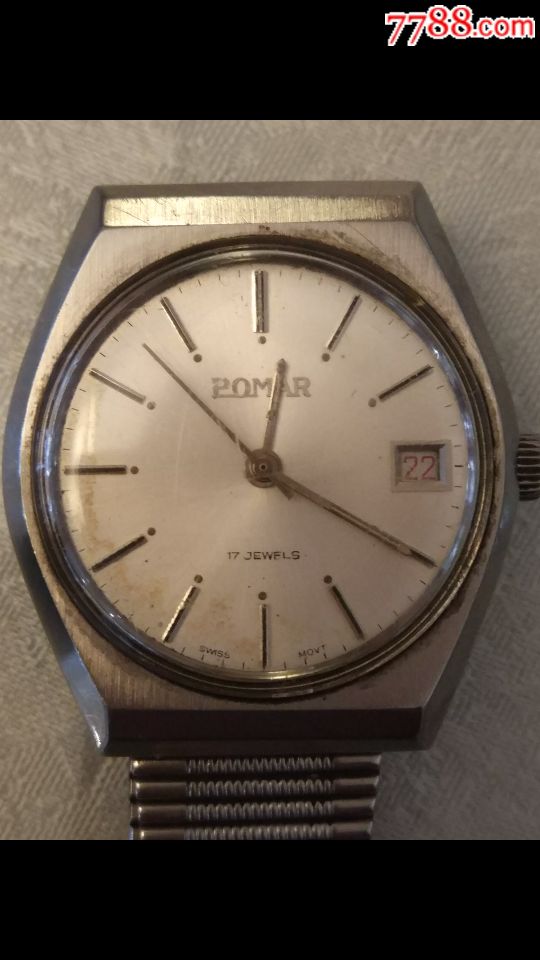 pomar单日历手表