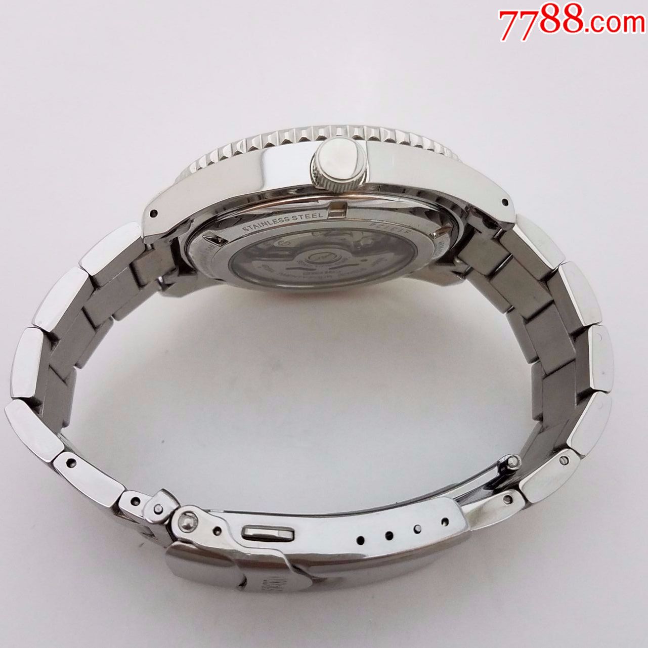 【全新,美品】【大号】日本精工自动机械男表【4r35机芯,透明底盖】