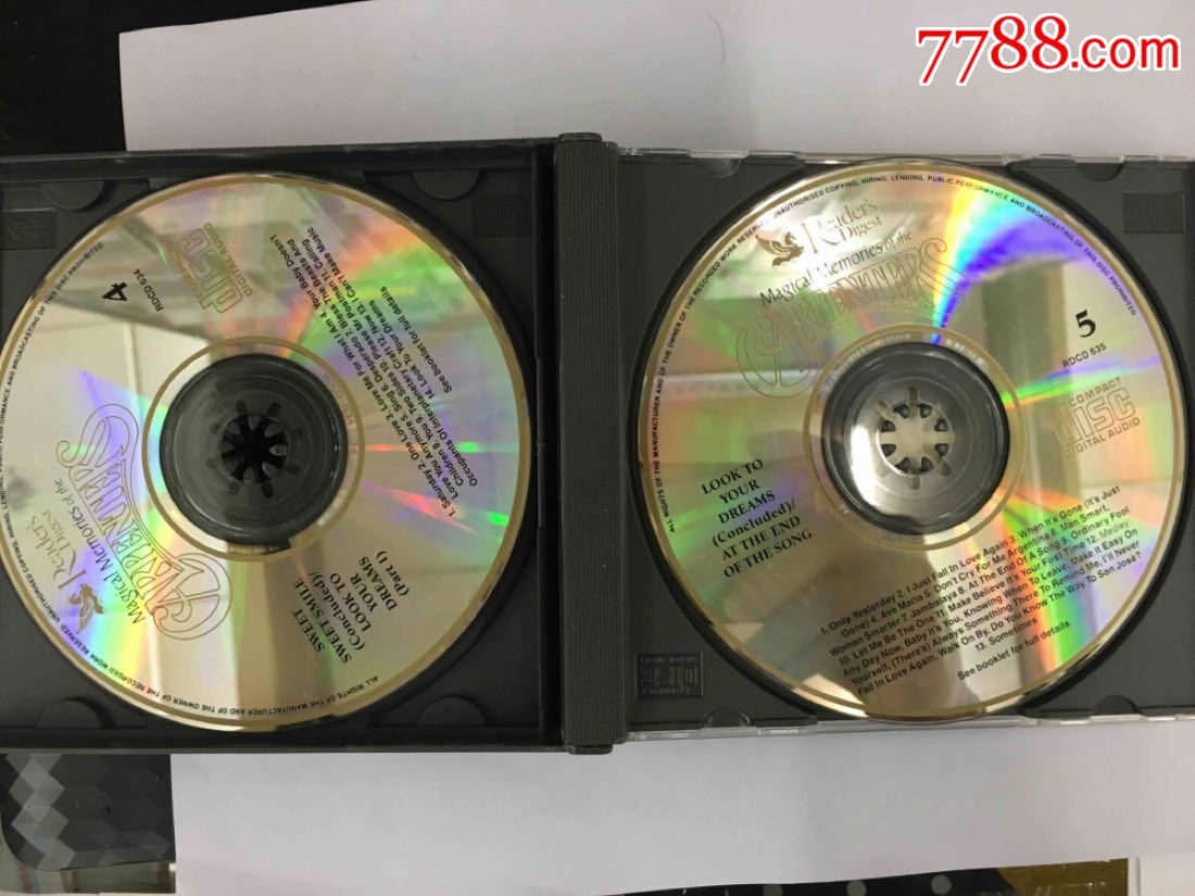 卡朋特(兄妹乐队经典歌曲)五碟装