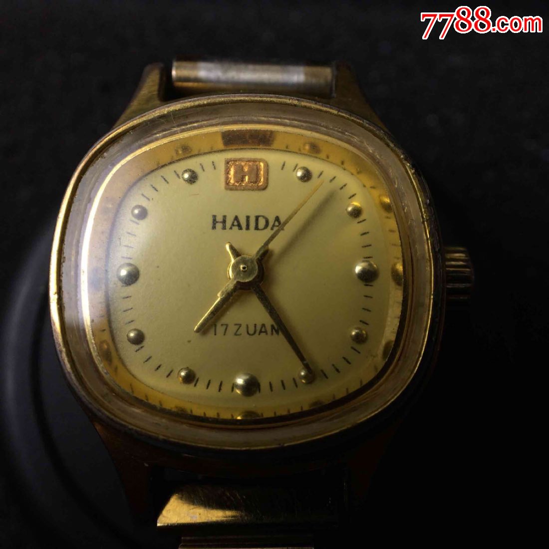 上海三厂造haida牌17钻机械机芯全包金女表_手表/腕表_第2张