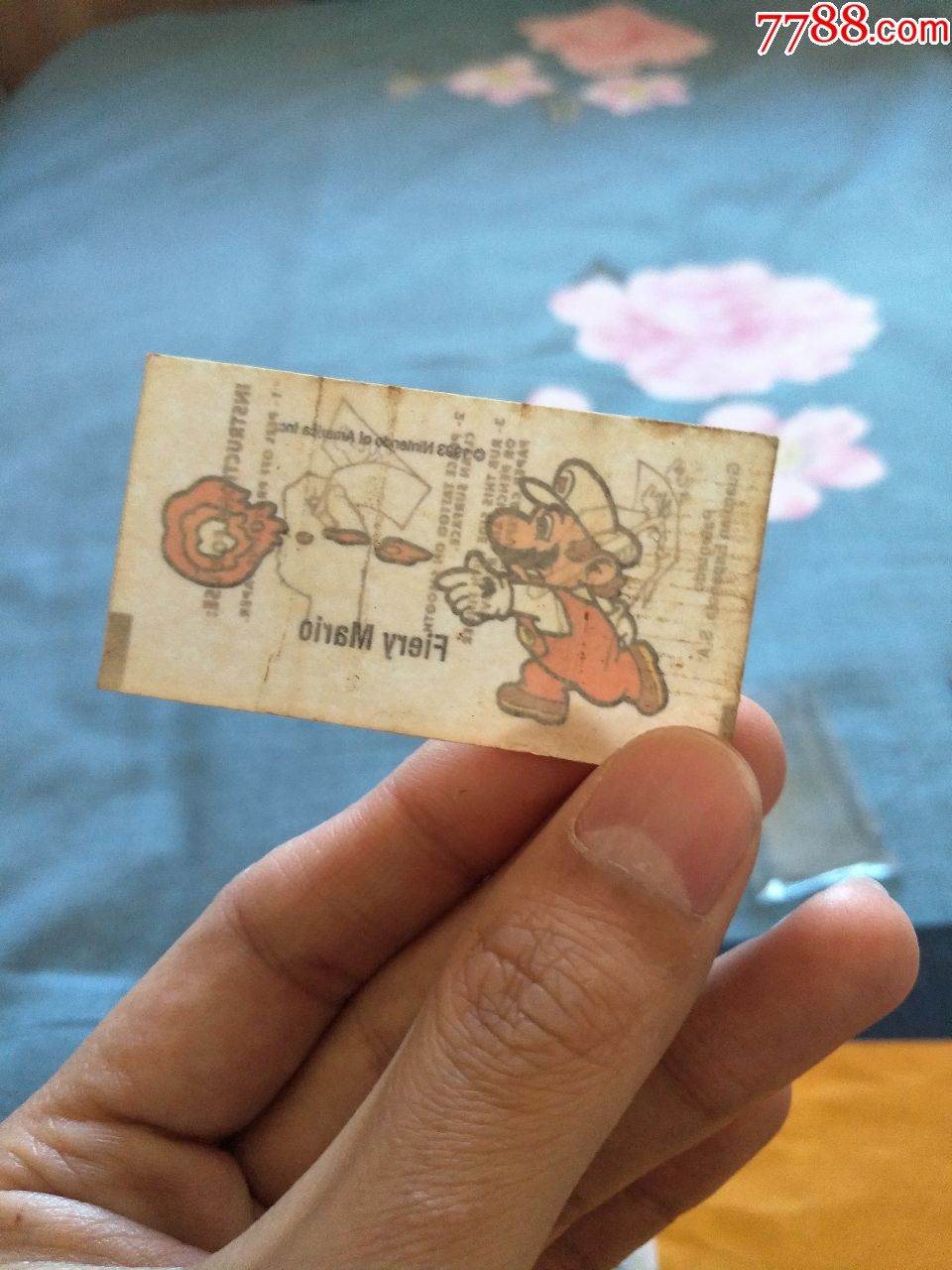 早期90年代七龙珠,马里奥纹身贴纸4张合拍